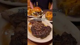 Оцениваю все, что я ел в Texas Roadhouse!