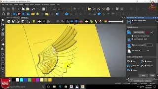Artcam 3D Design #013 | Heart Bird Design | By - GS Zone | Part- 1
