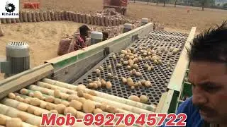 KHALSA POTATO GRADER 👌🏻 Daily labor savings of ₹50-60 thousand🥲How much does it cost? What are th...