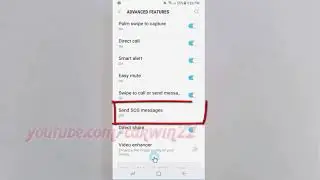 Android Nougat : How to Enable or Disable Send SOS Messages Samsung Galaxy S8 or S8+