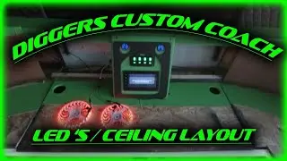 DCC- Bailey Party Bus - LED Interior Lights and starting the ceiling.