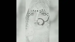 how to draw  bride