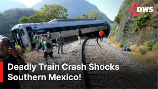 TRAGIC ACCIDENT: Oaxaca Train Derailment Leaves 13 Dead, Dozens Hurt | Mexico Rail Tragedy | AP1Z