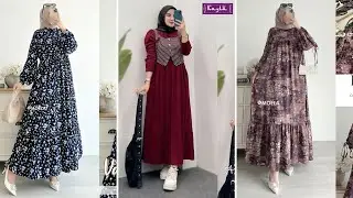 25+ MODEL GAMIS MUSLIM MIDI MOTIF PREMIUM TERBARU / Part 2