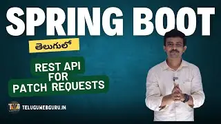 REST API for PATCH Requests using spring boot explained in telugu by teluguwebguru