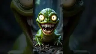 The Terrifying Tale of a Green Monster #CreepyCreatures #GreenMonster  #TerrifyingTales #Horror
