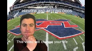 XFL WEEK 5 PREVIEW AND BETTING ODDS! MUST WATCH FOR SHOCKING TWIST...👀