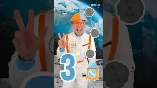Astronaut Blippi vs The Asteroids #shorts