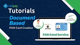 NSDL Document based Pan card - Relipay | Apply for PAN card | Fastest PAN card application