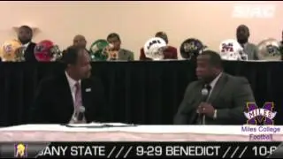 2012 SIAC Football  Press Conference - Miles College Reginald Ruffin