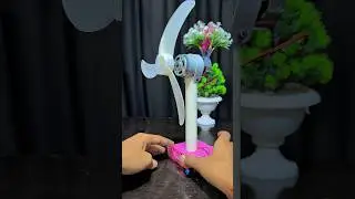 Making a mini table fan using 775 dc motor #experimnent #electrical #shorts #minifan