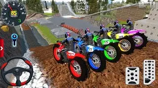 Car Dirt Bike Racing Simulator 2026 Off-Road Bike Stunt Driving 3D #1 For Android IOS Mud Gameplay