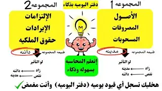 المحاسبه الماليه | قوانين ذكيه لتسجيل القيود في دفتر اليومية في ثواني بدون أخطاء