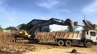 Epic Excavator & Land Truck Farming: Extreme Outdoor Action! | @HRExca