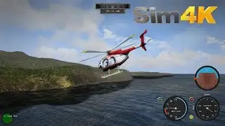Helicopter Simulator 2014 - search and rescue (mission 2) - retro sim - Gameplay 4K