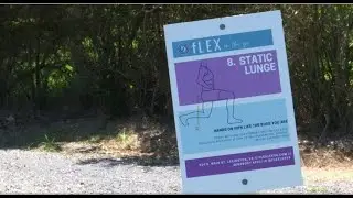 New fitness trail at Lexington's Hull's Drive-In