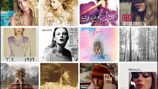 Taylor Swift Animated Album Covers