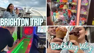 SURPRISE TRIP TO BRIGHTON! Brighton Pier, Lush Halloween & Food In The Lanes! | PART 1 OF 3 VLOGS