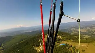 Erster Flug vom Sch&ouml;ckel mit dem Paragleitschirm