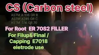 WHICH MATERIAL  USE ELECTRODE AND FILLER USE MATERIAL/TYPES OF ELECTRODE
