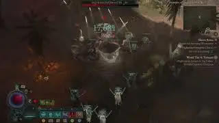 [Necro] Diablo 4 Eternal WT3 - ND Tier 6 - Shivta Ruins - Boss Fight with Seething Hivemaster