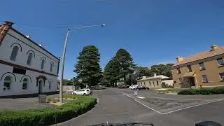 Video 953 First Port Fairy Turn off to Port Fairy Gardens Caravan Park via Port Fairy and Beach