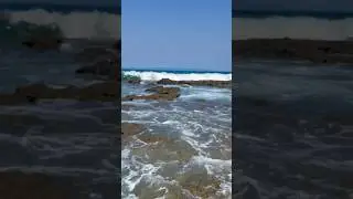 Waves | Natural Bridge in Neil Island Andaman Ocean waves #peaceful #waves #andaman #trending #viral