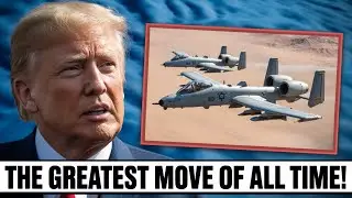 Массированное развертывание американских истребителей A-10 Warthog ошеломило Россию на границе с ...
