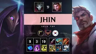 Jhin Top vs Jayce - KR Grandmaster Patch 25.07