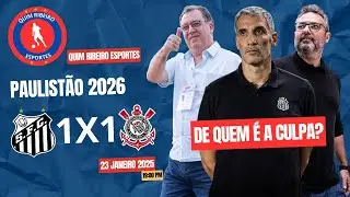 EMPATE DO SANTOS TERMINA EM CONFUSÃO NA COLETIVA DE VOJVODA #futebol #aovivo #santos #corinthians