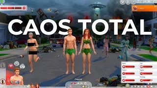🔴 🔥 CAOS TOTAL no The Sims 4! O Chat Decide TUDO (com a minha namorada ❤️)