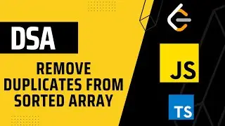 Remove Duplicates from Sorted Array || DSA with JavaScript || in Hindi || Leetcode - 26