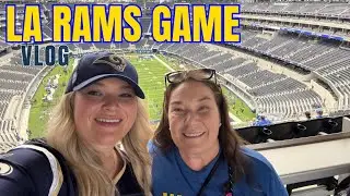 Rams vs Colts at SoFi Stadium | Game Day Vlog + Rams WIN 🏈💙💛