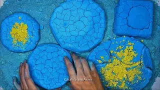 Most Relaxing BLUE Chalks &bull; Extreme Cracks & Crunch Sounds 💙