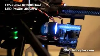 www.cnchelicopter.com FPV-Fever RC3000Dual Double Power Remote Spotlight (3000mW)