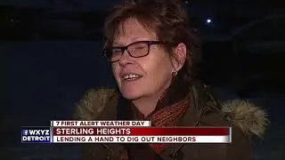 Sterling Heights neighbors help clear snow of couple dealing with health problems