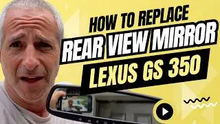 Fix Your Lexus GS 350 Rear View Mirror Fast &ndash; DIY Replacement - faded oxidized -  (most models)
