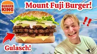 Wie schmeckt der limitierte MOUNT FUJI Burger?! 1100 Kalorien!