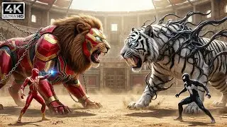 ⚔️ VENOM Tiger vs SPIDER MAN Lion King | The Ultimate Wild Beast Showdown