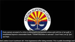 COURT LIVE 1.6.26 from Pima County Jail | Initial Appearance After Arrest