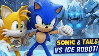 Super Sonic FREEZE Battle! Fastest Hedgehog vs The Chaos Ice Cream Maker | Animated Short