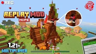 Addon Replay Mod MCPE 1.21+ Mirip Java Yang Bisa Merekam 2 player Lebih