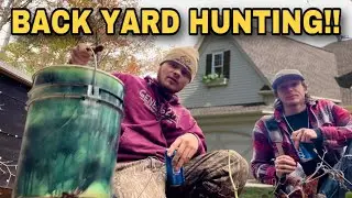 Squirrel Hunting in My Backyard!!