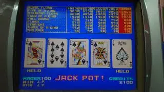 SIGMA  POKER  B52-C  MS  JOKER'S WILD  MAX100BET ver.  JACK POT！②