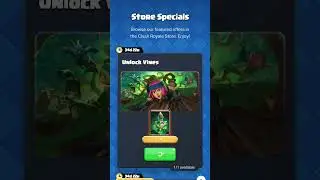 unlock for free vine spell through supercell store #clashroyale #crl #gaming #supercell #games #crl