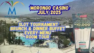 My Trip To Morongo Casino July 2025 | Every Menu | Room Tour | Slot Tournament