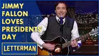 Jimmy Fallon's Tribute To Presidents' Day | Letterman