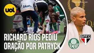 PALMEIRAS X SÃO PAULO: RICHARD RÍOS PEDIU ORAÇÃO POR PATRYCK LANZA APÓS VITÓRIA NO CLÁSSICO