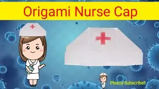 How To Make A Origami Nurse Cap | Very Easy | Hussain's Origami World