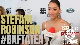 Stefani Robinson #Atlanta interviewed at BAFTA's TV Tea Party #BBCAmerica #Emmys70